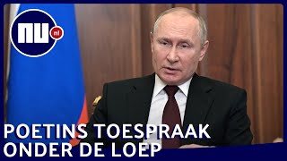 Analyse optreden Poetin Hij was bitter en vernederde een vriendje [upl. by Richer]