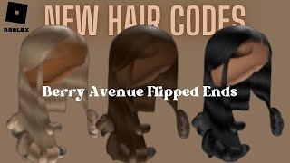 Roblox Berry Avenue Flipped Ends Hair CodesVlogmas Day 17 [upl. by Florian]