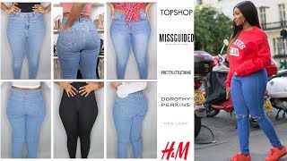 BEST HIGH WAISTED JEANS FOR CURVY  THICK WOMEN [upl. by Iahk]