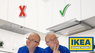 IKEA BuiltIn Vent Hood Heres My Favorite And How To Install It [upl. by Aisetal]