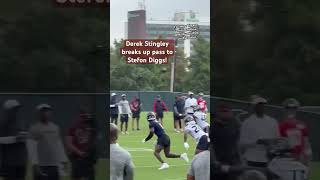 Derek Stingley Breaks Up Pass To Stefon Diggs Texans Minicamp [upl. by Annahael]