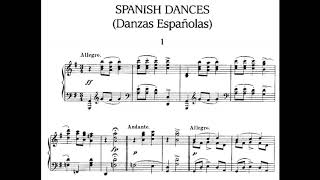 Enrique Granados  12 Spanish Dances Op37 Complete [upl. by Brinson346]