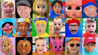 Parody Face Dance Blippi  Ryan’s World  Cocomelon  D Billions  KulikiTaka 30 Puzzle Max [upl. by Eemyaj]