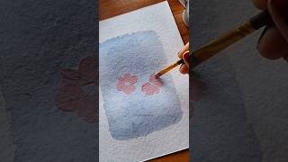 Floral Painting with Gouache Colours art shorts youtubeshorts mysticmimansa [upl. by Sturges328]