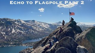 A fun but challenging RIDGE traverse near TAHOE with grade 3 scrambling Part 2 [upl. by Isborne984]