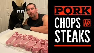 Cutting amp Cooking Pork Chop vs Pork Steak Faceoff [upl. by Landry688]