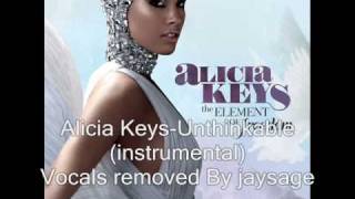 Alicia Keys  Unthinkable Instrumental [upl. by Hael473]