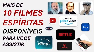 MAIS DE 10 FILMES ESPIRITAS DISPONIVEIS  SAIBA COMO ASSISTIR  canaldodegar [upl. by Leeke]