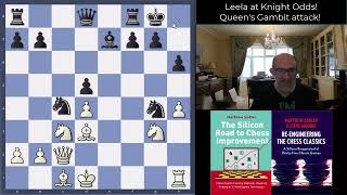 Silicon Road Leela gives ROOK Odds The rookless Queens Gambit [upl. by Lurette]