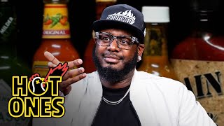 TPain Regrets His Life Choices While Eating Spicy Wings  Hot Ones [upl. by Vasili175]