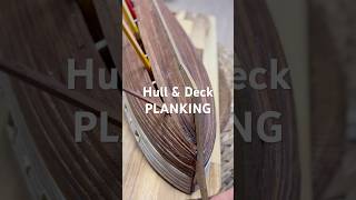 Hull amp Deck planking modelship woodworking woodenships shipmodeling 범선 art princedeneufchante [upl. by Serene862]