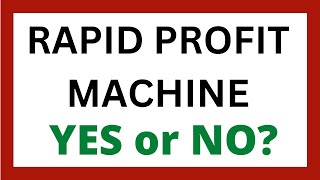 Rapid Profit Machine Review  Legit System [upl. by Davidson]