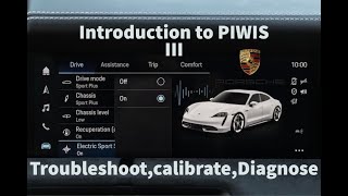 Porsche PIWIS III Introduction [upl. by Lamak]