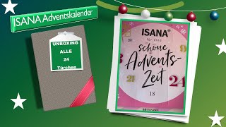 ISANA Adventskalender 2021UNBOXINGAlle 24 Türchen [upl. by Kilam721]