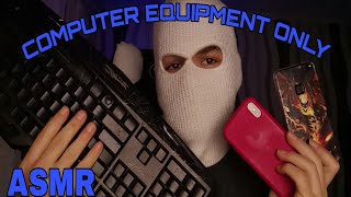 ASMR  COMPUTER EQUIPMENT ONLY 💻  TAPPING [upl. by Bouley]