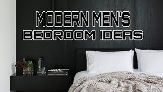 Mens Bedroom Ideas  MODERN [upl. by Subocaj741]