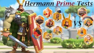 Hermann Prime Tests  Rise of Kingdoms deutsch [upl. by Payson47]