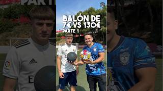 Balón de Temu de 7€ vs Balón de Champions de 130€ PARTE 1⚽🔥 futbol camisetasdefutbol comparativa [upl. by Esilehs575]