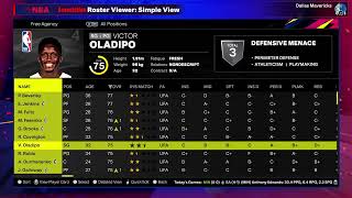 How To Sign Free Agents in NBA 2K25 MyNBA Eras [upl. by Kcam]