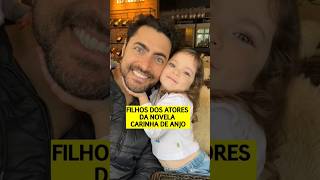 FILHOS DOS ATORES DA NOVELA CARINHA DE ANJO fypシ foryou fy sbt [upl. by Acissj994]