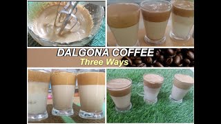 Your Dalgona Coffee is bitter Try making Dalgona Coffee in these 3 ways  The Essential Cookbook [upl. by Marlo]