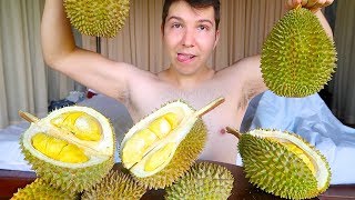 Durian Challenge • MUKBANG [upl. by Tamis658]