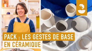 Pack Les bases du tournage en céramique [upl. by Mariya]