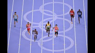 Mens 400m final Kirani James VS Mathew Hudson Smith Oympic 2024 [upl. by Neirol]