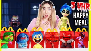 ÖFFNE niemals ALLES steht KOPF 2 Mcdonalds Happy Meal NACHTS ohne FREUNDIN  inside out 2 challenge [upl. by Bowerman]