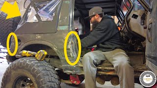 Suzuki Samurai Body Work amp New Soft Top Samurai Rebuild Episode 3 [upl. by Liuqnoj16]