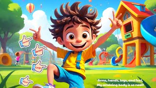 Lets Explore the Body  SiSi Body Song  Educational songs for kids  SiSi Kids TV [upl. by Lawley620]