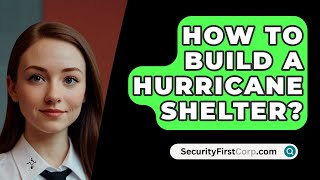 How To Build A Hurricane Shelter  SecurityFirstCorpcom [upl. by Neiluj]