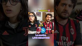 Il Napoli ANTIPATICO di Conte manualedelcalcio milan napoli livereaction [upl. by Gerhardine]