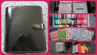 Mein Filofax  Setup Organisation Washi Tape Sticky Notes Divider deutsch [upl. by Aihn]