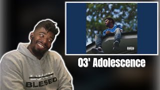 DTN Reacts J Cole  03’ Adolescence [upl. by Fatma]