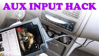 Aux Input CD Stereo Hack [upl. by Gil]