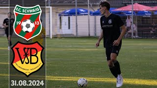 FC Schwaig vs VFB Hallbergmoos 31082024 Landesliga Südost 2425 [upl. by Collyer]