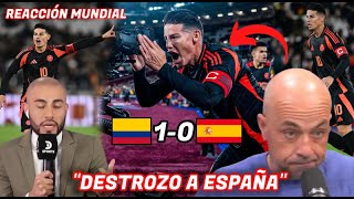 ASÍ REACCIONO LA PRENSA MUNDIAL a la MAGÍA DE JAMES vs ESPAÑA LES CALLO LA BOCA a TODOS😱 [upl. by Deny]