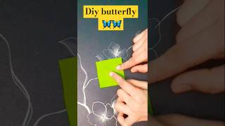 Making butterfly with paper realistic butterfly paper butterfly craft diy butterfly [upl. by Adliwa]