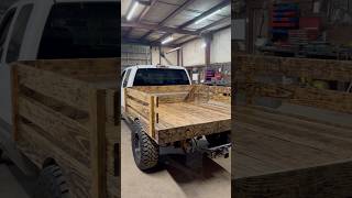 DIY BED ON OLD FARM TRUCK🔩 [upl. by Ardin474]