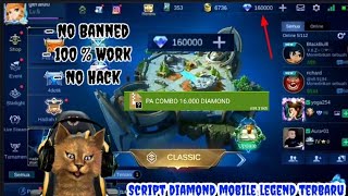 Script Diamond Mobile Legends terbaru 16K diamond [upl. by Yren]