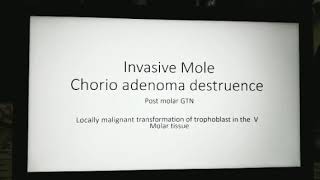 SPECIMEN 2G  INVASIVE MOLE AND CHORIOCARCINOMA by Dr REKHA SAPKAL [upl. by Lepper]