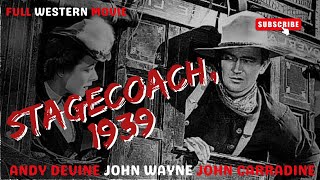 John Wayne Andy Devine John Carradine Stagecoach 1939 [upl. by Spiers]