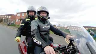 Honda NT700V Deauville filmed using insta360 OneX Camera [upl. by Tocs]