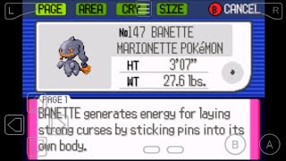 147 How to Evolve Shuppet into Banette in Pokemon Ruby [upl. by Koffler]