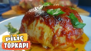 PİLİÇ TOPKAPI TARİFİ 🔝 İÇ PİLAVLI TAVUK DOLMA YEMEĞİ NASIL YAPILIR ✅STUFFED ROAST CHICKEN RECIPE👌 [upl. by Einnad]