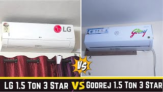 LG 15 Ton vs Godrej 15 Ton 3 Star  detail comparison  DUAL Inverter Split AC  2024 Model 6 in 1 [upl. by Calista]