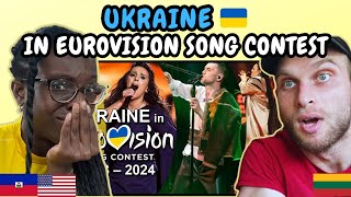 REACTION TO Ukraine 🇺🇦 in Eurovision Song Contest 20032024  FIRST TIME WATCHING [upl. by Westfall786]