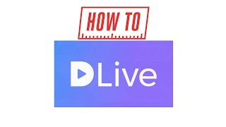 HOW TO SET UP A DLIVE STREAM [upl. by Prady]