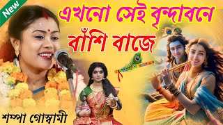 এখনো সেই বৃন্দাবনে বাঁশি বাজেশম্পা গোস্বামী ১৪৩১Sampa Goswami kirtan Gaan 2024 [upl. by Lumbard]